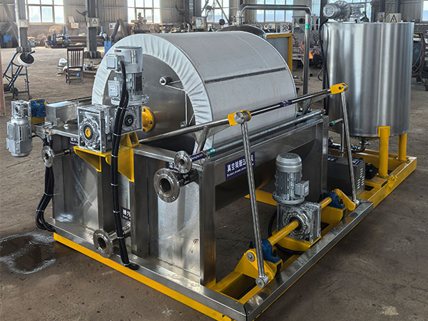 환경 보호 산업을위한 슬러그 처리에 회전 진공 필터의 장점